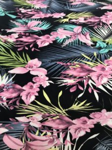 Ύφασμα Mangolia Jersey Black